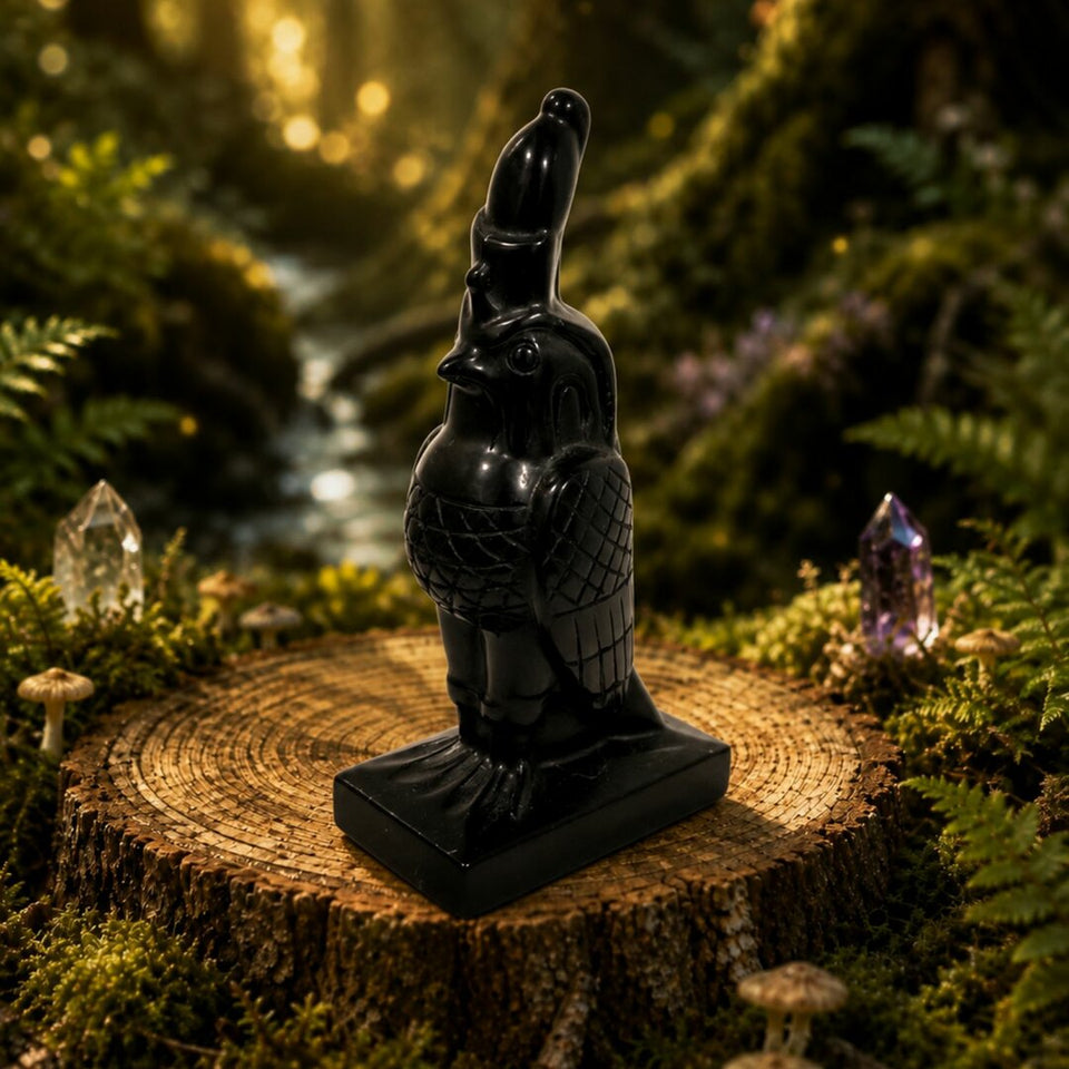 Horus en Obsidienne Noire