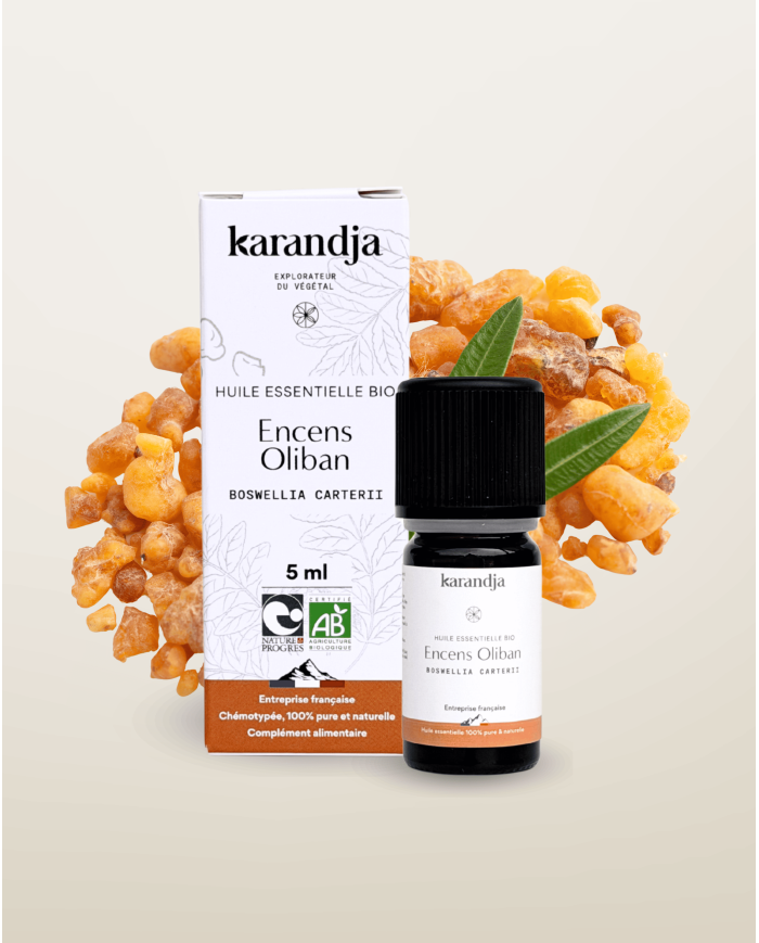 Huile Essentielle Bio d'Encens Oliban – 5 ml – Karandja