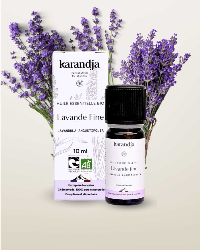 Huile Essentielle Bio de Lavande officinale – 10 ml – Karandja