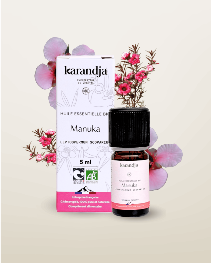 Huile Essentielle Bio de Manuka – 5 ml – Karandja