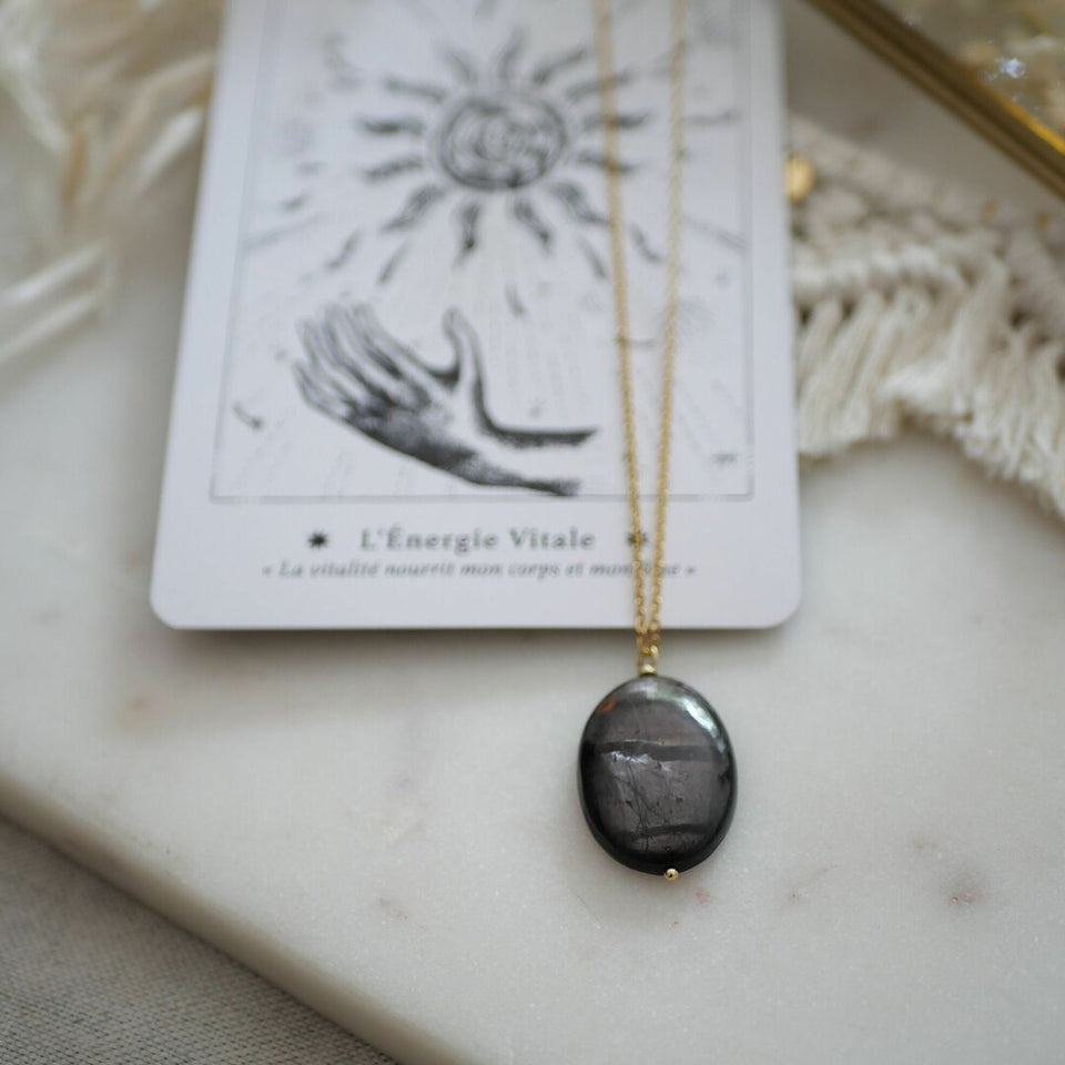 Pendentif en Hypersthène