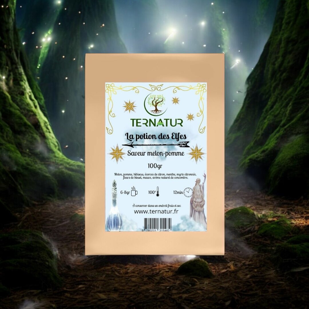 Infusion saveur melon-pomme - La Potion des Elfes