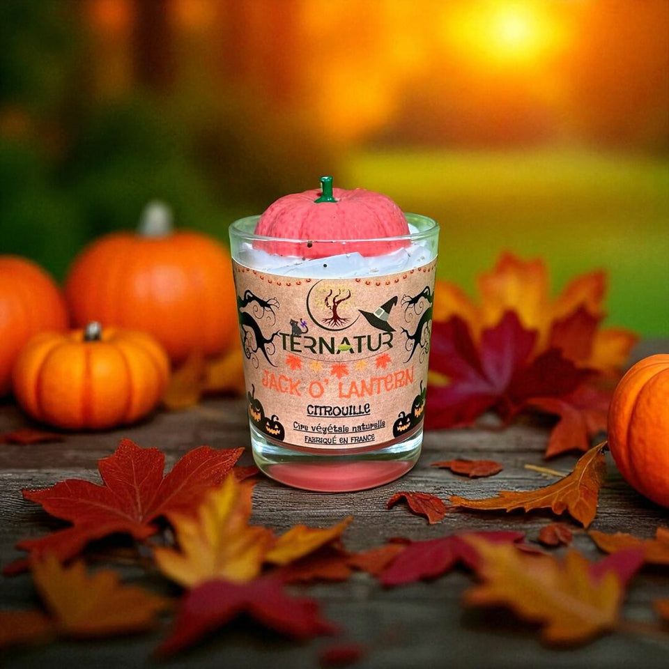 Bougie "Jack O' Lantern" / Citrouille / 130gr - Édition Limitée