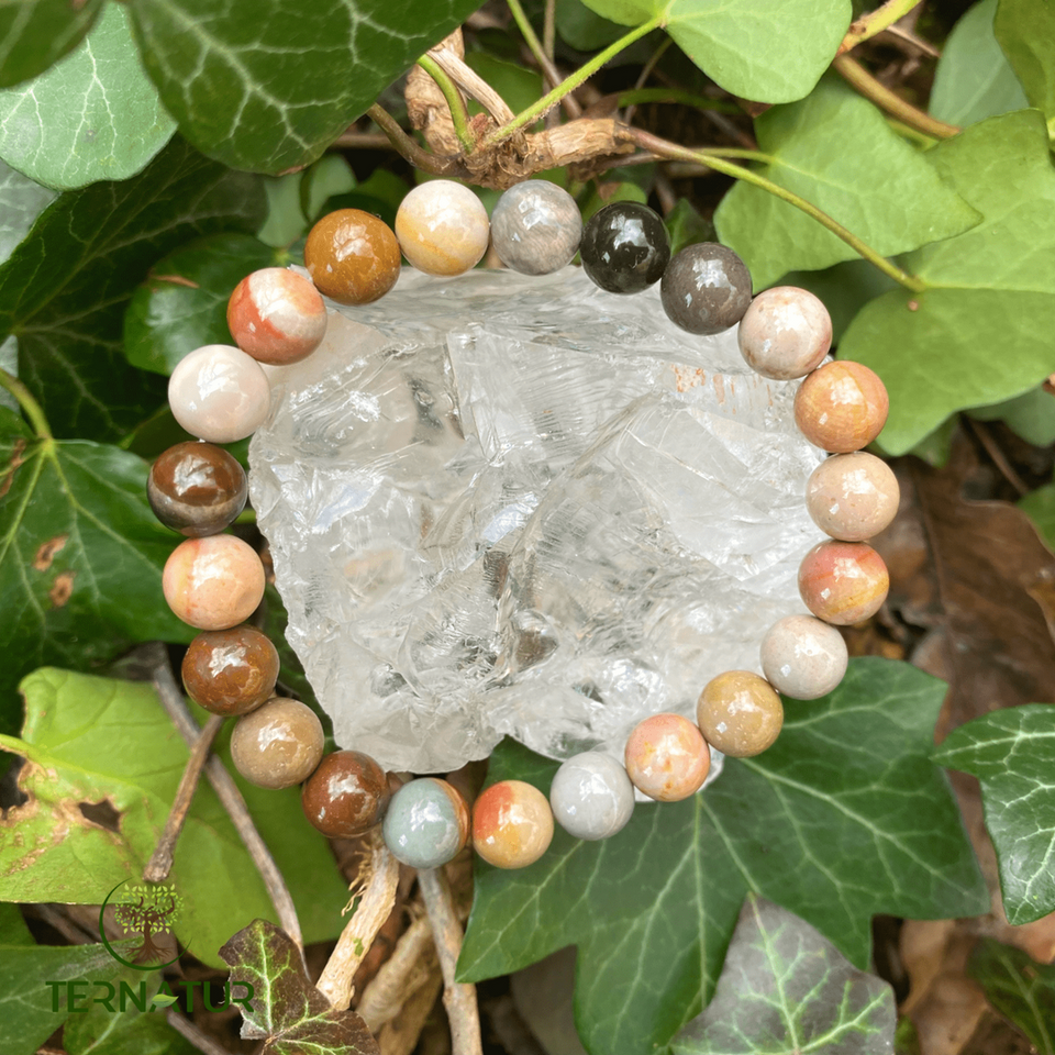 Bracelet Jaspe Océan - 8mm