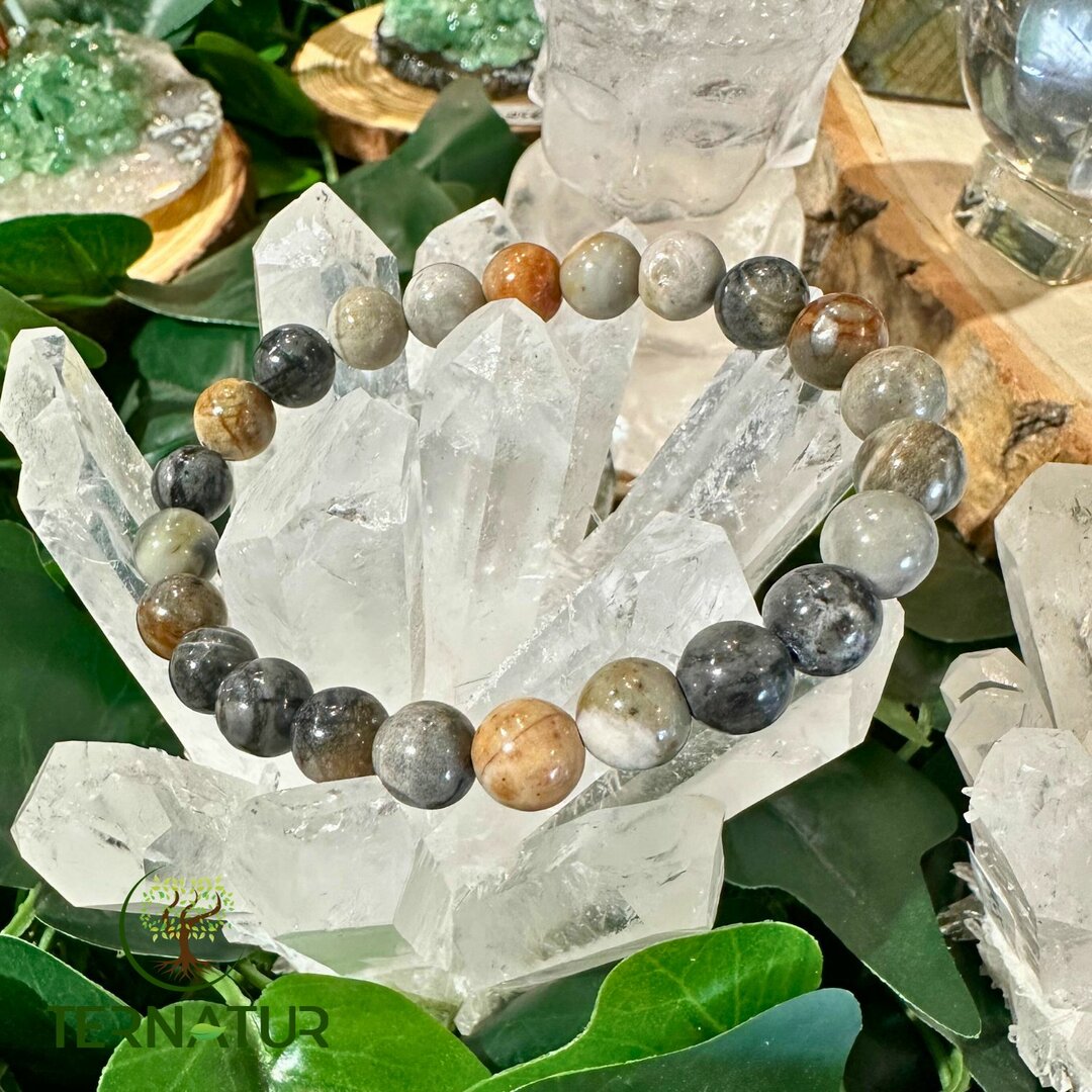 Bracelet Jaspe Picasso - 8mm