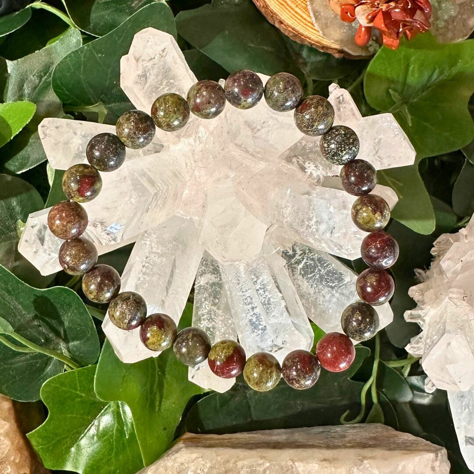 Bracelet Jaspe Sang De Dragon - 8mm