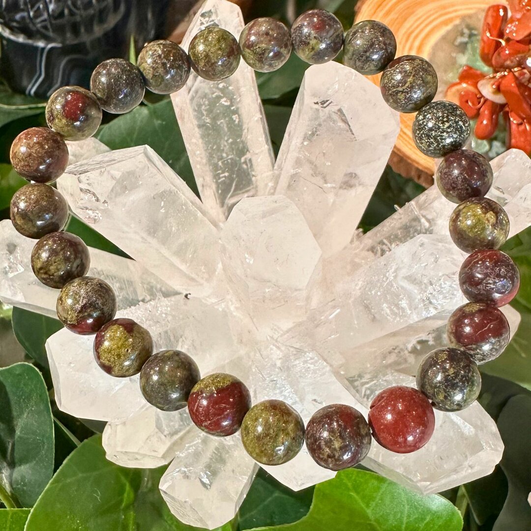 Bracelet Jaspe Sang De Dragon - 8mm