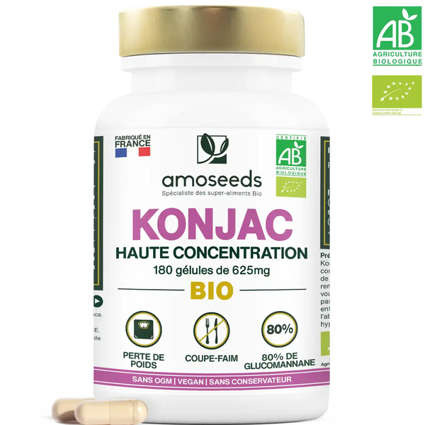 KONJAC BIO - Haute Concentration - 180 Gélules