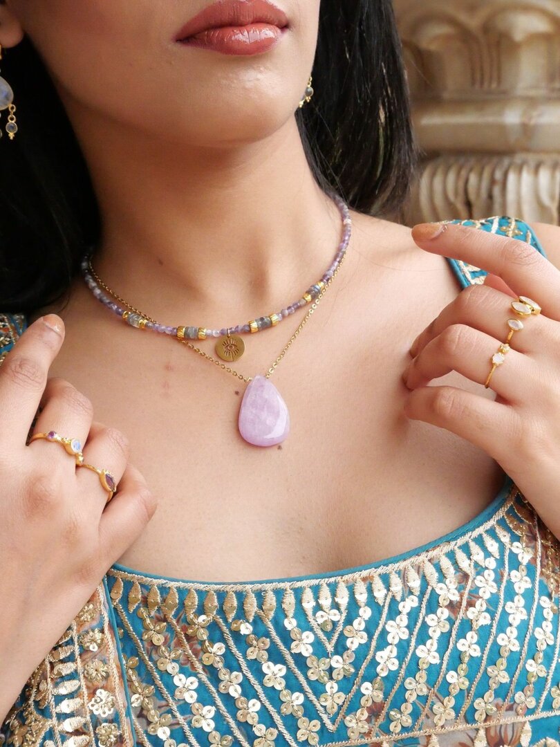 Pendentif en Kunzite