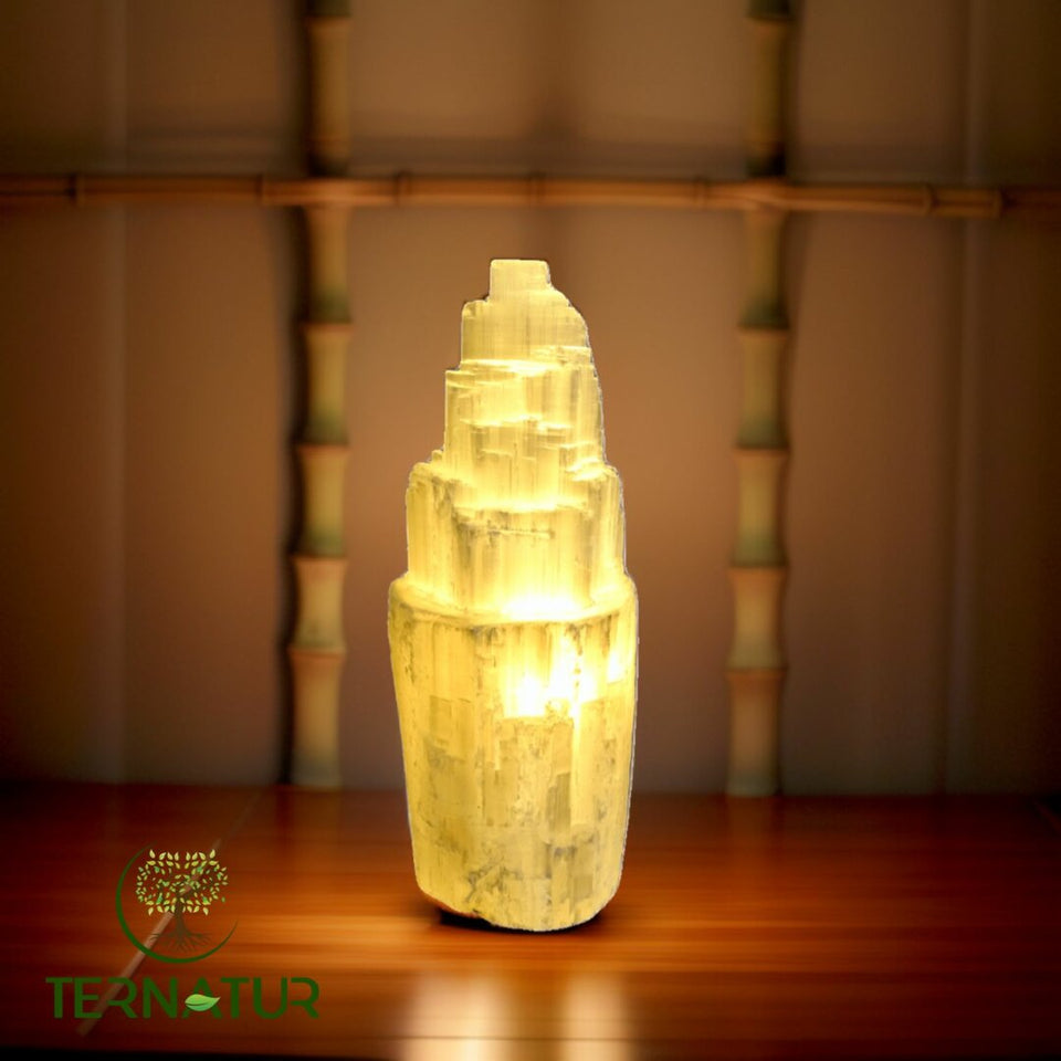 Lampe en Sélénite 20cm