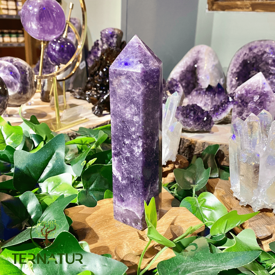 Pointe en Lépidolite - 16cm
