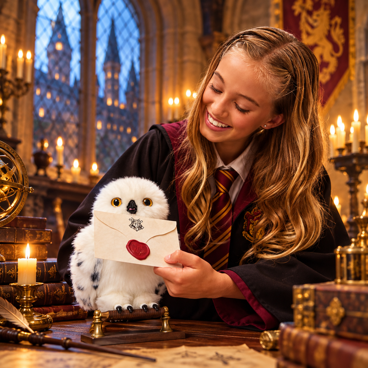 Peluche Interactive Hedwige Enchantée – Harry Potter – Wizarding World
