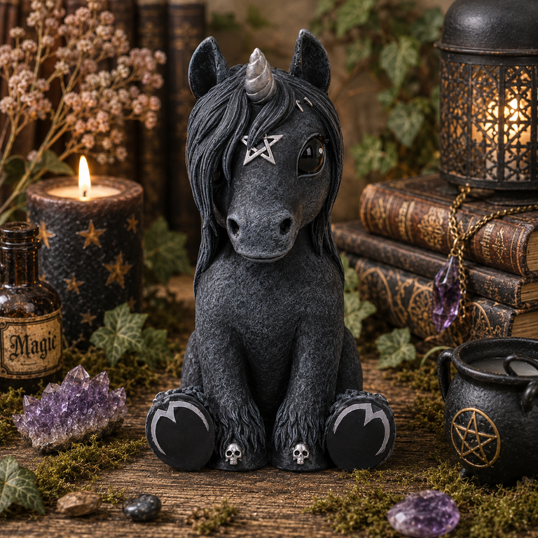 Statuette Licorne Mystérieuse