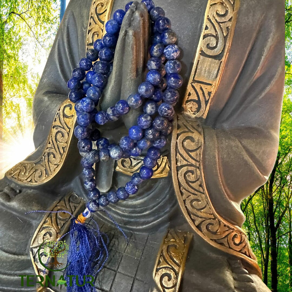 Mala Lapis Lazuli - 108 perles 6mm