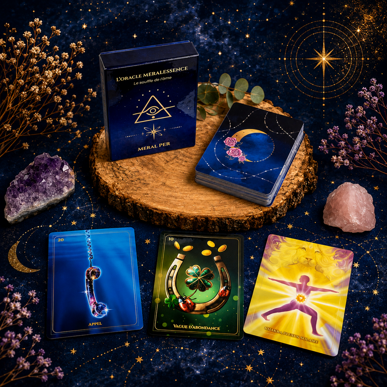 Oracle Mérâlessence – Le Souffle de l’Âme – 44 cartes