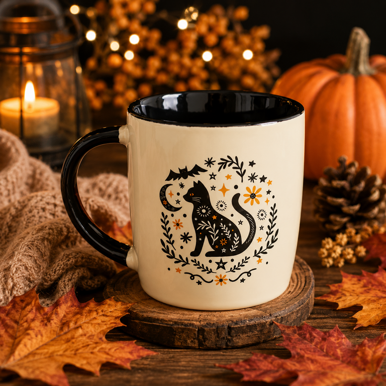 Mug « Chat des Sortilèges » – 370 ml