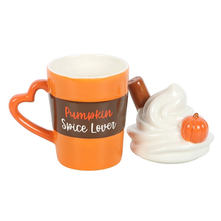 Mug Pumpkin – Céramique avec Couvercle
