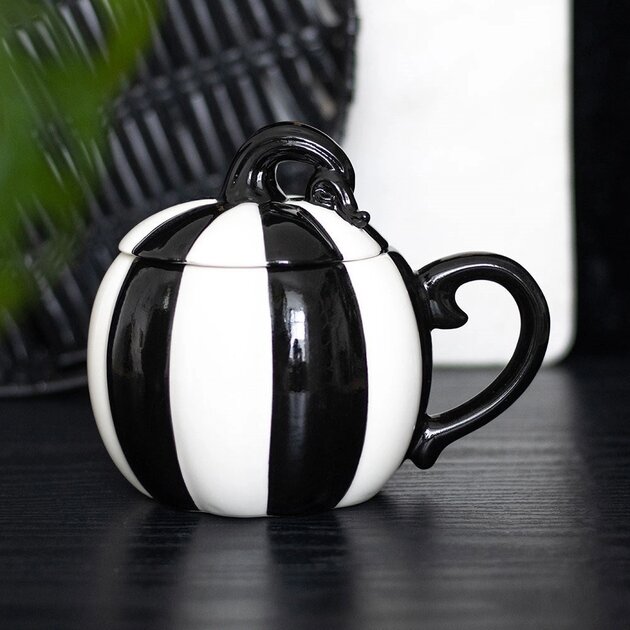 Mug Citrouille Mystique avec Couvercle