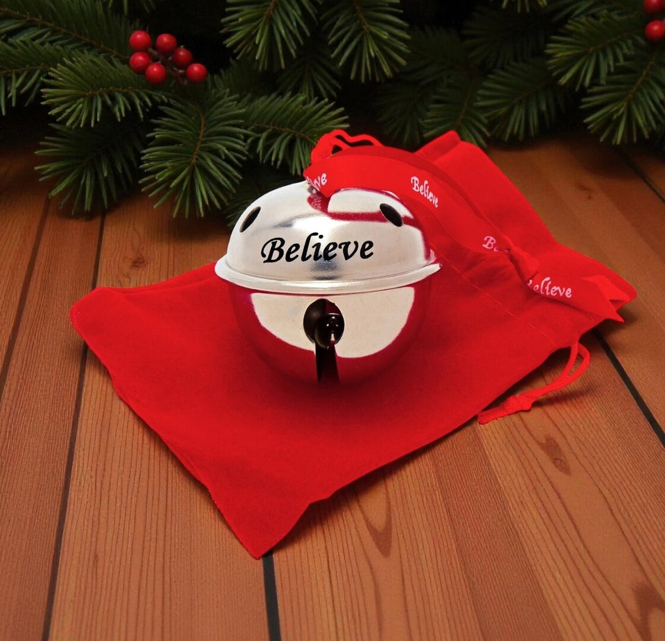 Cloche de Traîneau “Believe” – Inspirée du Polar Express