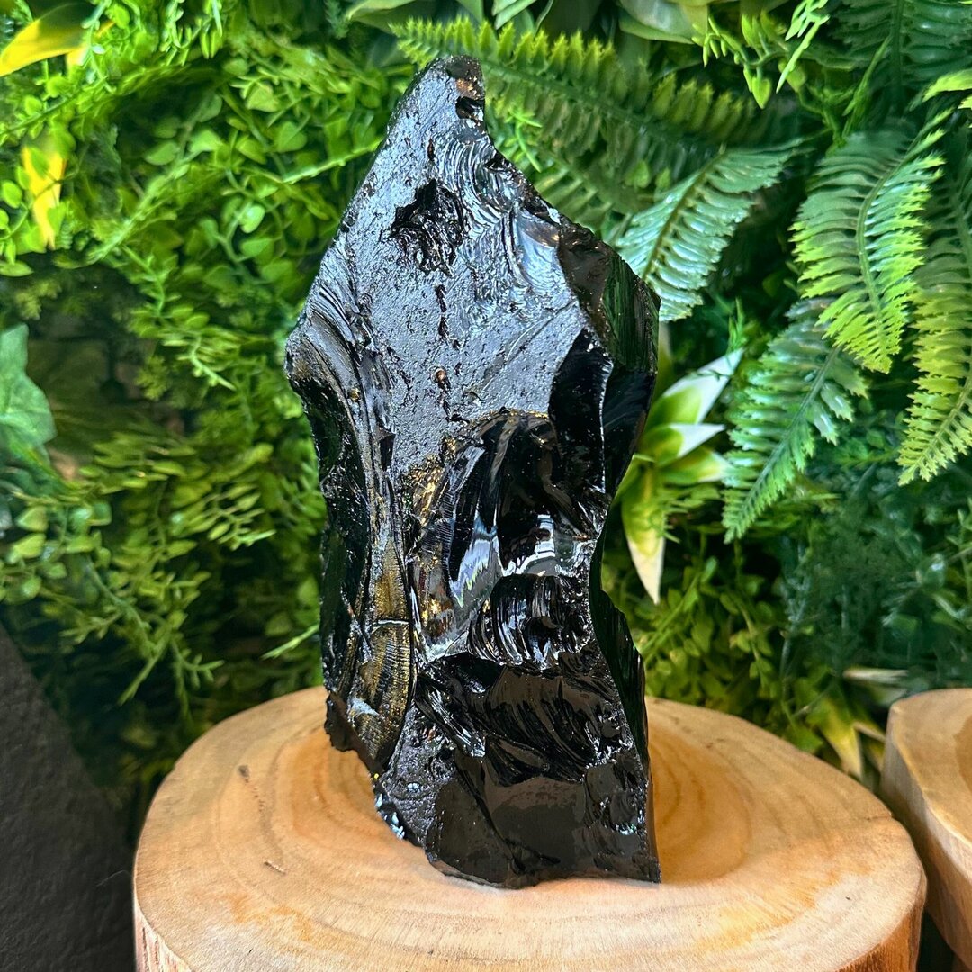 Obsidienne Noire Brute Forme Libre - 1kg540