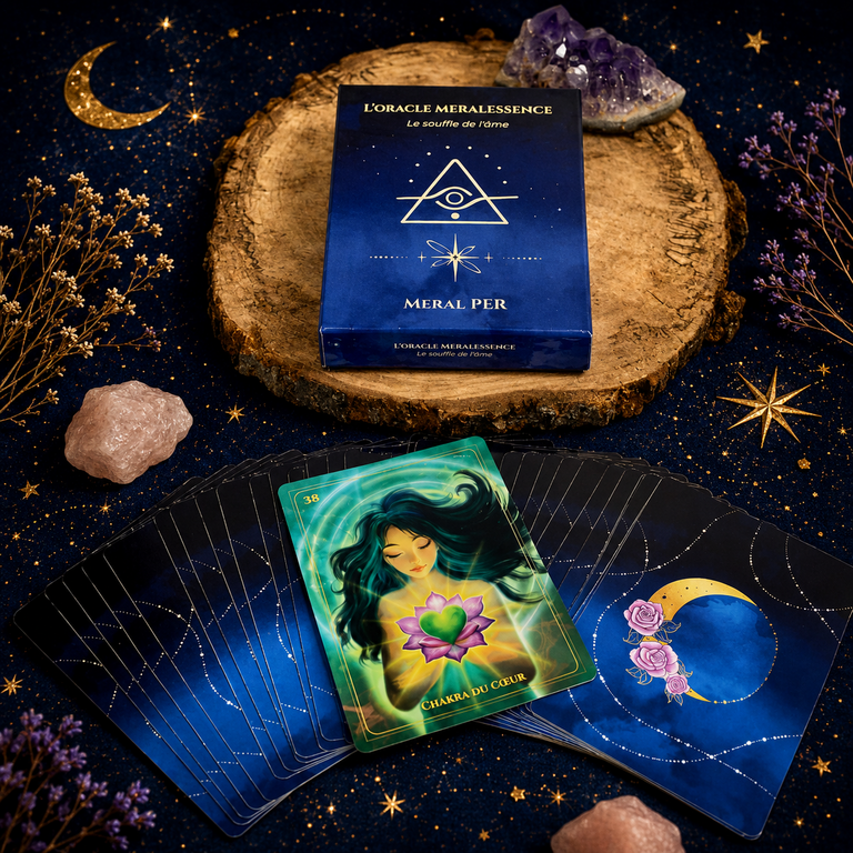 Oracle Mérâlessence – Le Souffle de l’Âme – 44 cartes