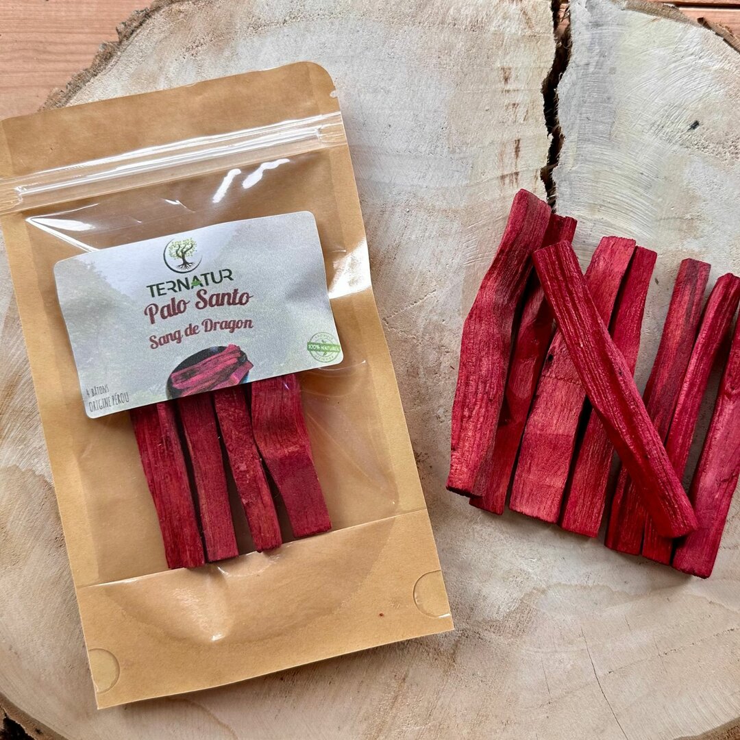 Sachet de Palo Santo Sang de Dragon - lot de 4 Bâtons