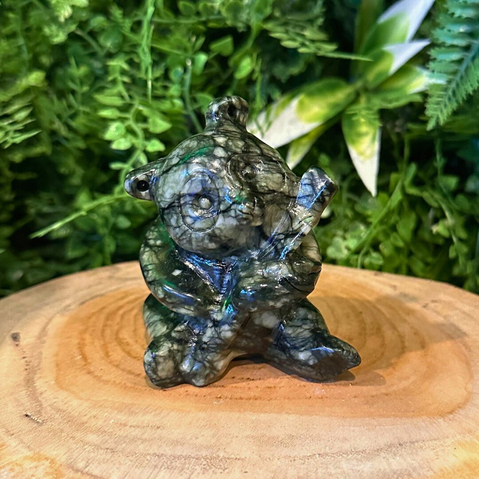 Statuette de Panda en Jade Néphrite