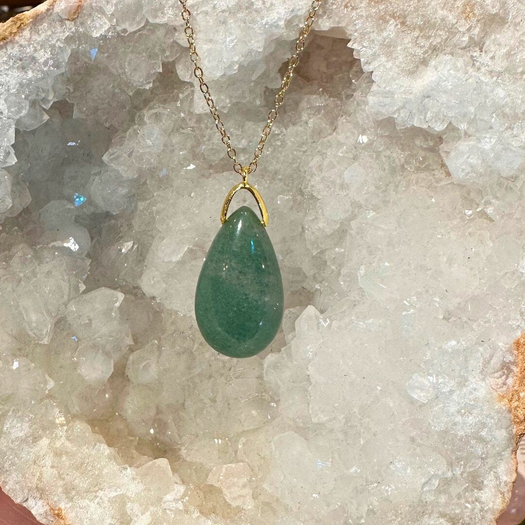 Pendentif Goutte Aventurine