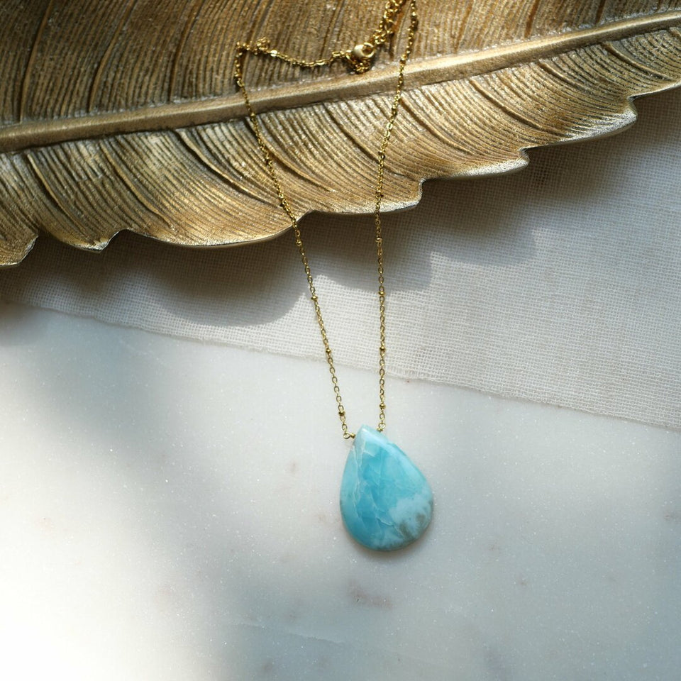 Pendentif en Larimar