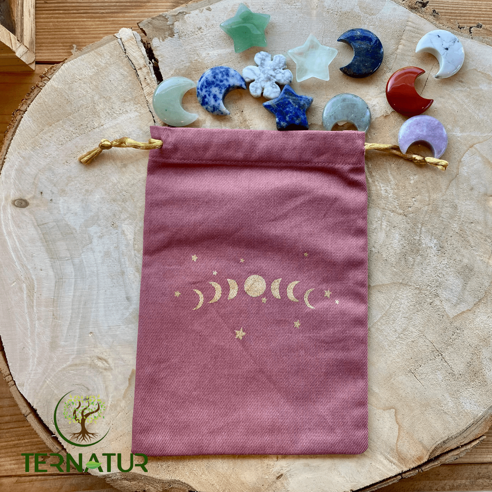 Pochette Phase de Lune - Tarots, Oracles, Bijoux & Cristaux