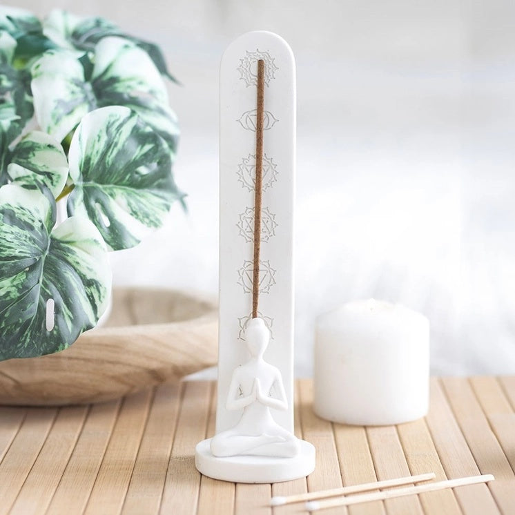 Porte-Bâton d’Encens 7 Chakras – Silhouette Lotus