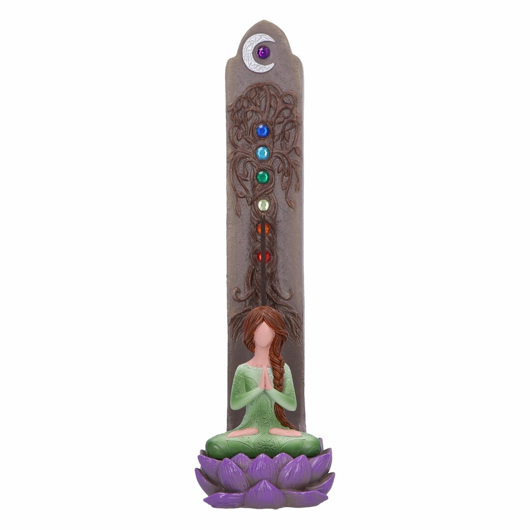 Porte-Encens Méditation Chakras Lotus : Équilibre et Sérénité