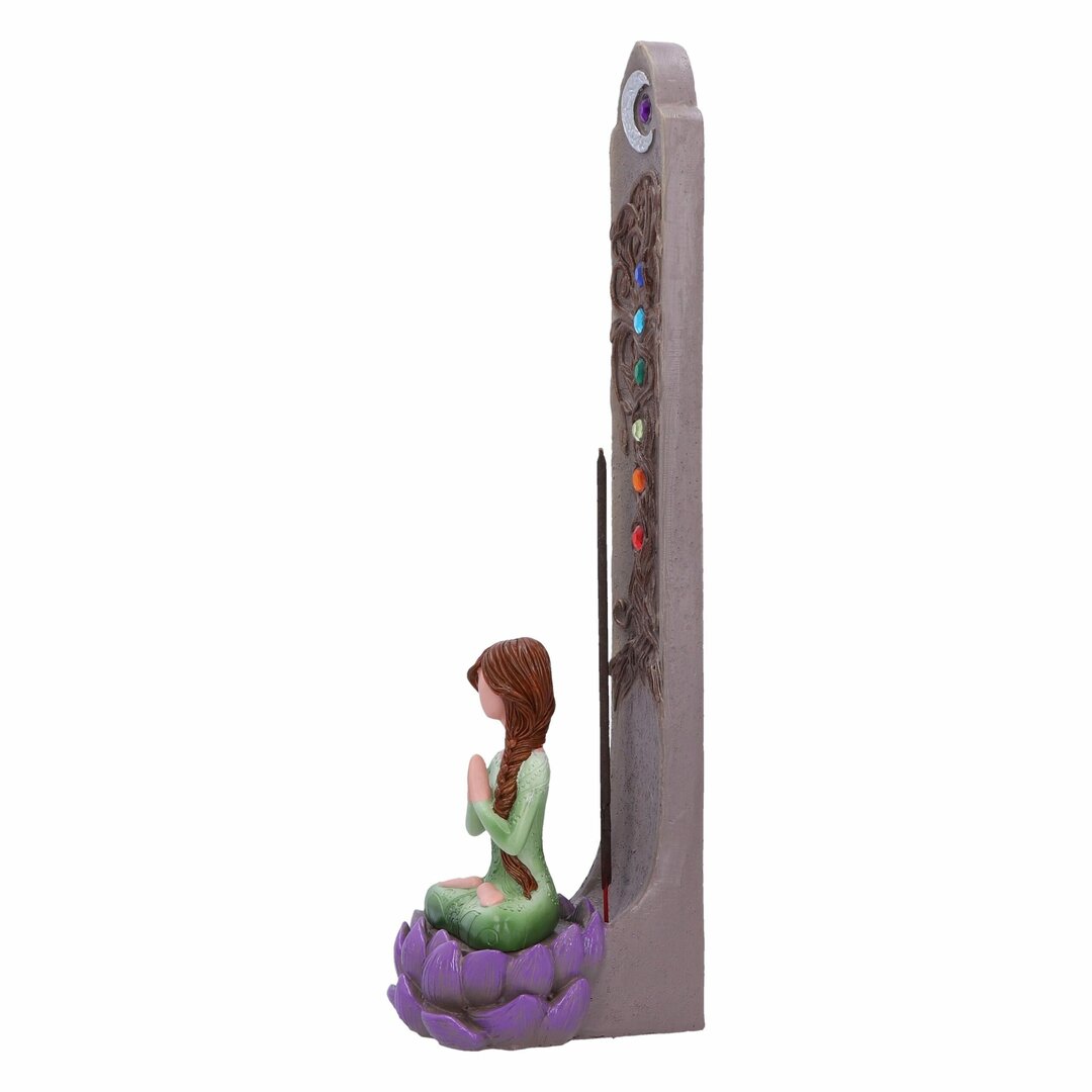 Porte-Encens Méditation Chakras Lotus : Équilibre et Sérénité