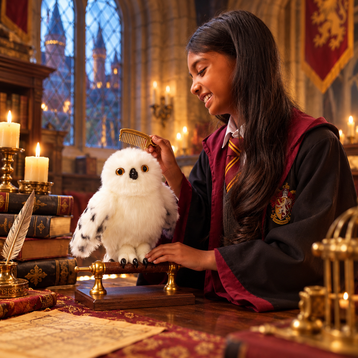 Peluche Interactive Hedwige Enchantée – Harry Potter – Wizarding World