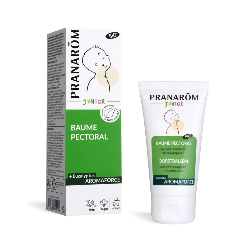 Baume Pectoral Junior BIO – 50 ml – Pranarôm