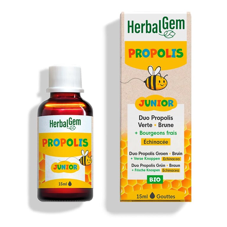 Propolis Junior Gouttes Immunité BIO – 15 ml – HerbalGem