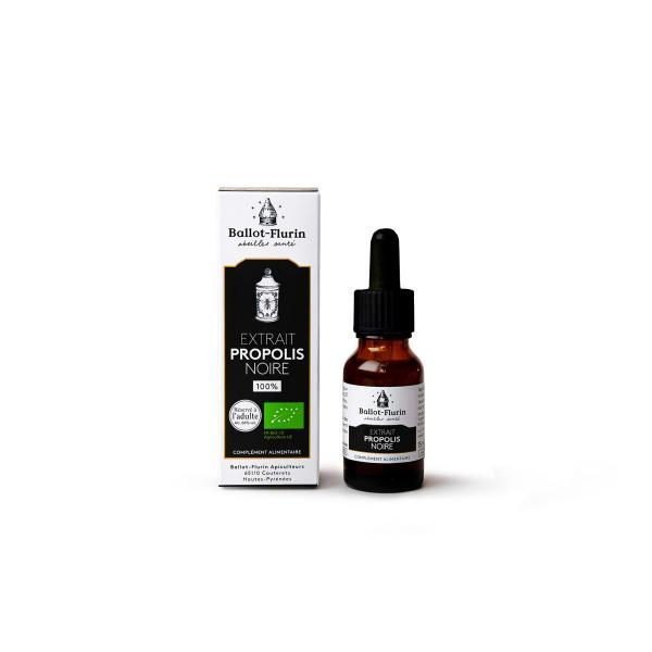 Propolis Noire BIO Française compte-goutte