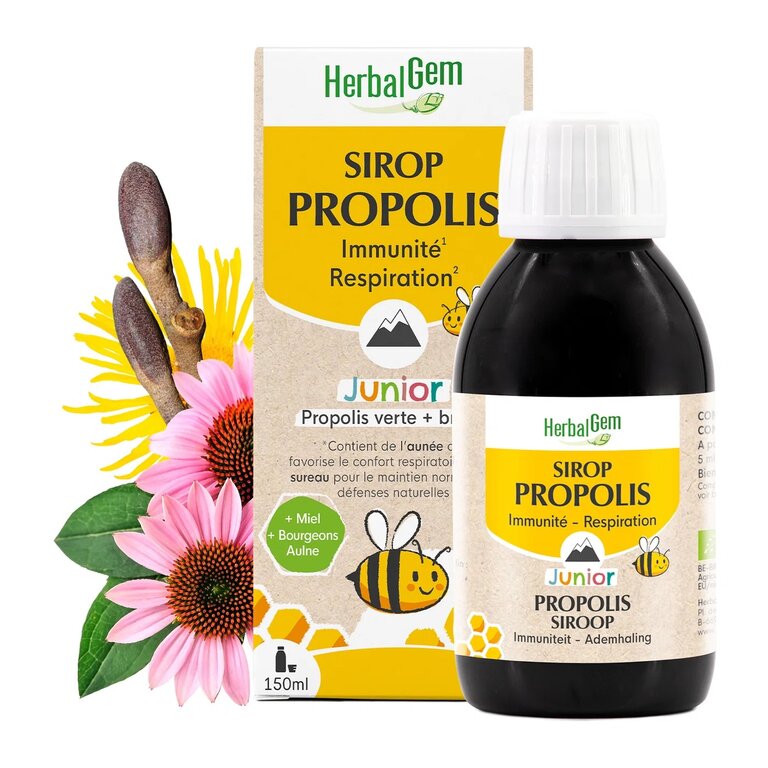 Sirop Propolis Junior BIO – 150 ml – HerbalGem