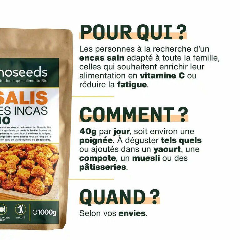 Physalis (Baie des Incas) Bio - 500gr