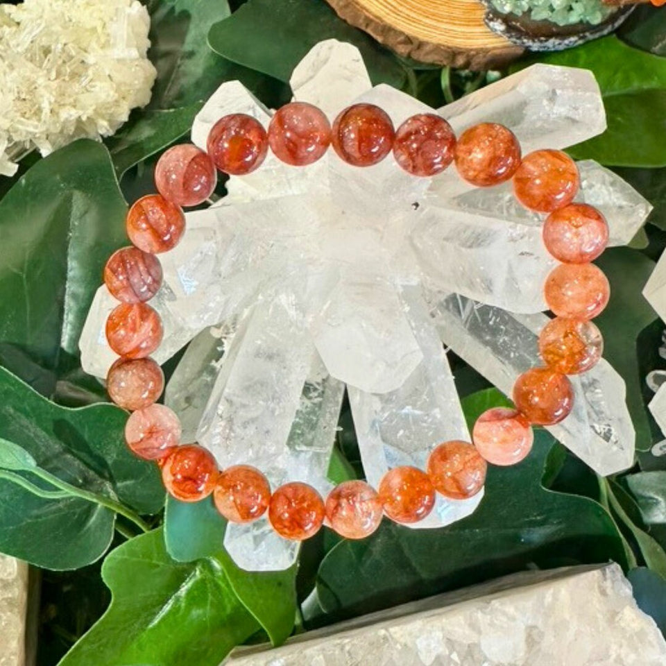 Bracelet Quartz Hématoide - 8mm