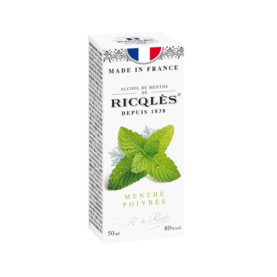 RICQLÈS – Alcool de Menthe à la Menthe Poivrée – 30 ml