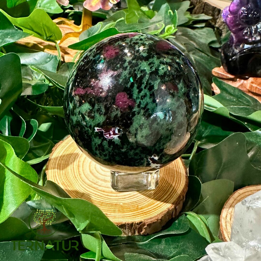 Sphère Rubis Zoïsite - 65mm