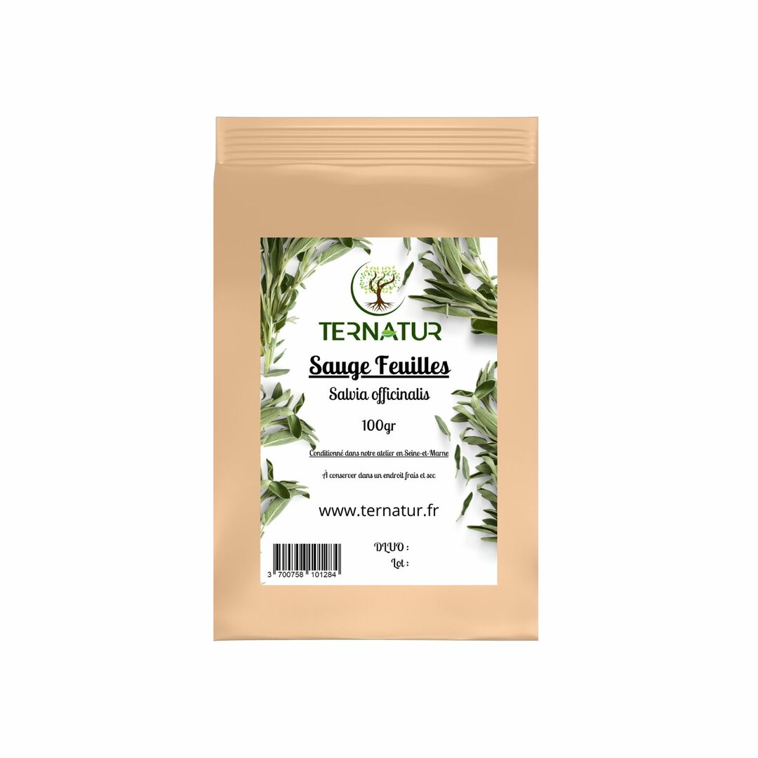Sauge - Feuilles 100g - Salvia officinalis