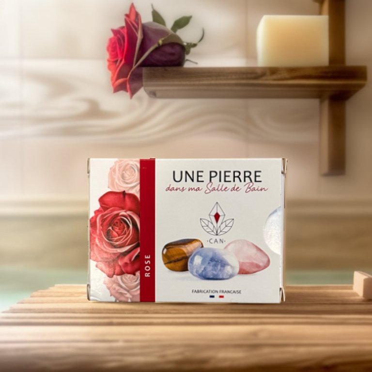 Savon Rose & Pierre Naturelle