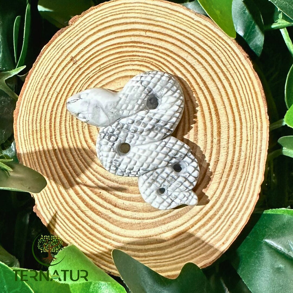 Serpent en Howlite