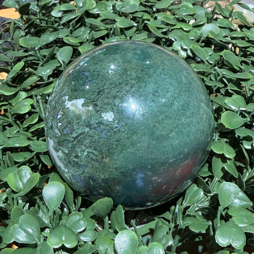 Sphère Agate Mousse - 69mm