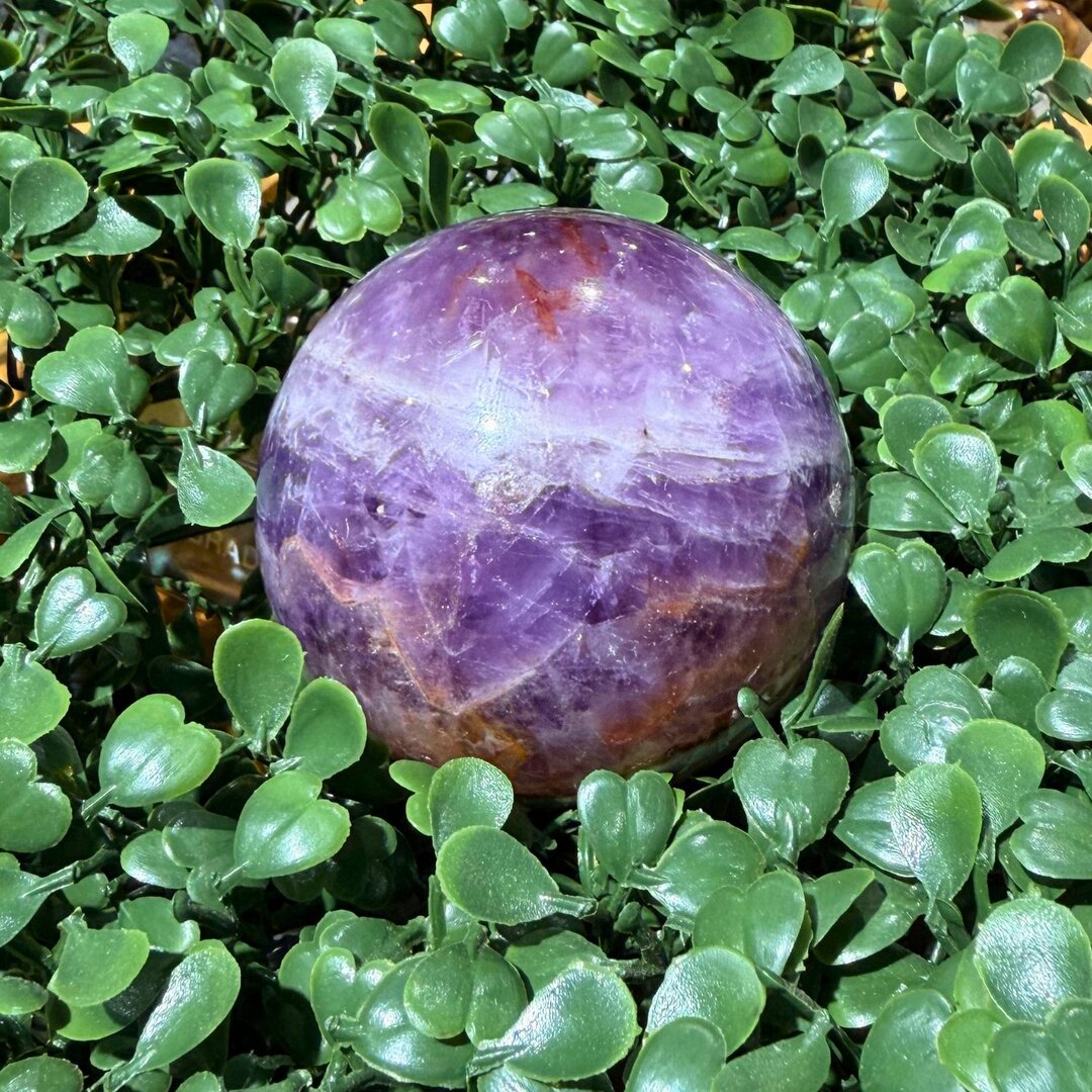 Sphère Améthyste & Agate - 63mm