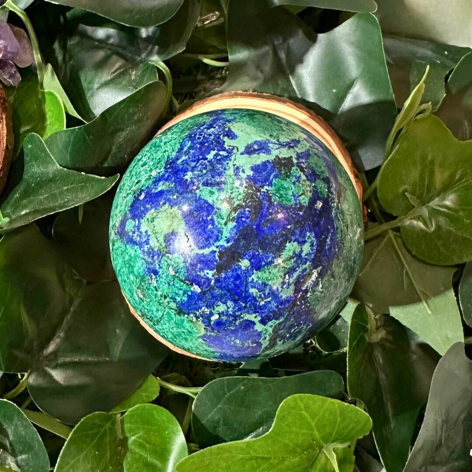 Sphère Azurite Malachite AAA - 60mm