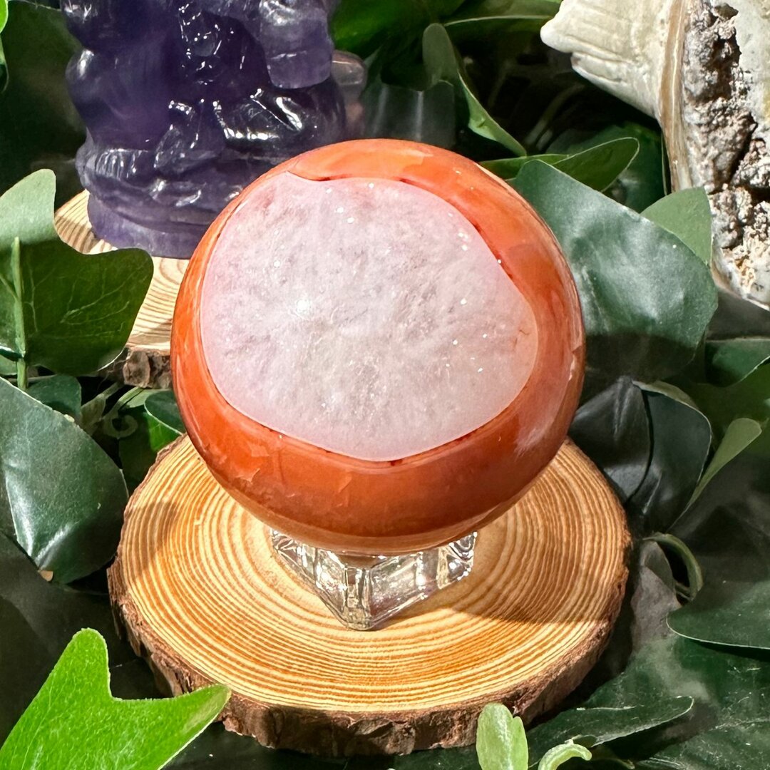 Sphère Cornaline - 57mm