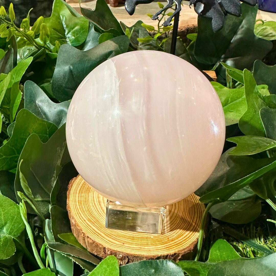 Sphère Manganocalcite - 73mm